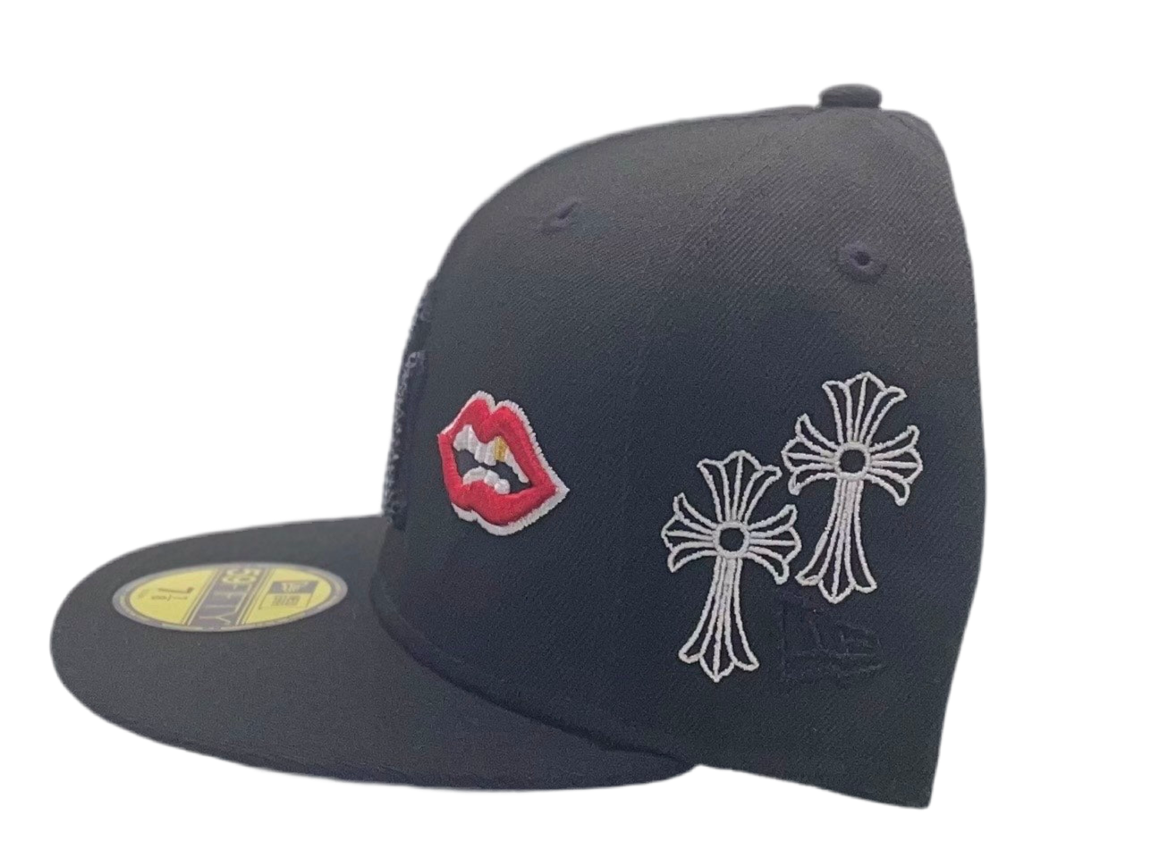 New York Yankees– Chrome Hearts | Custom 59FIFTY Fitted NEW ERA