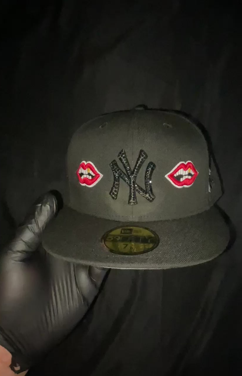 New York Yankees– Chrome Hearts | Custom 59FIFTY Fitted NEW ERA
